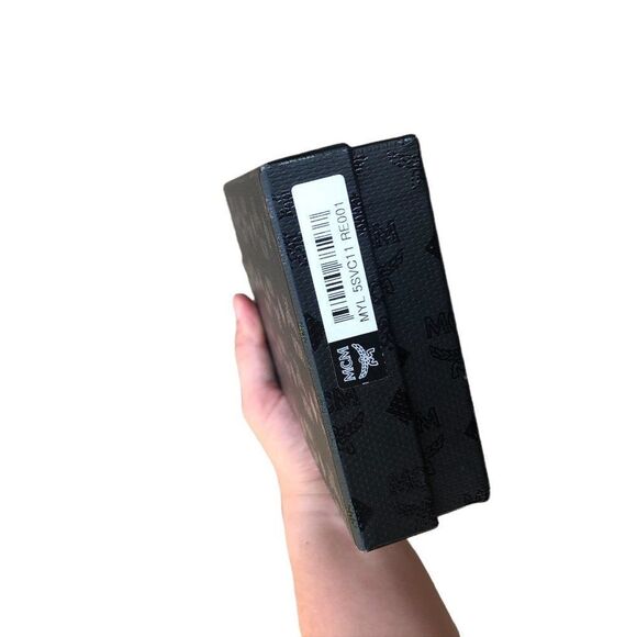 Red MCM Wallet With Removable Strap - Picture 7 of 16